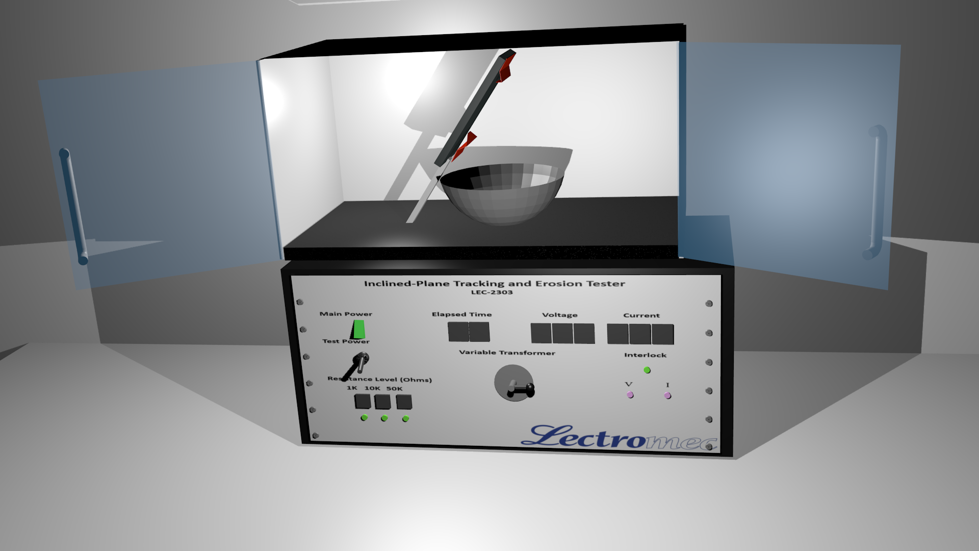 Inclined-Plane Tracking and Erosion Tester