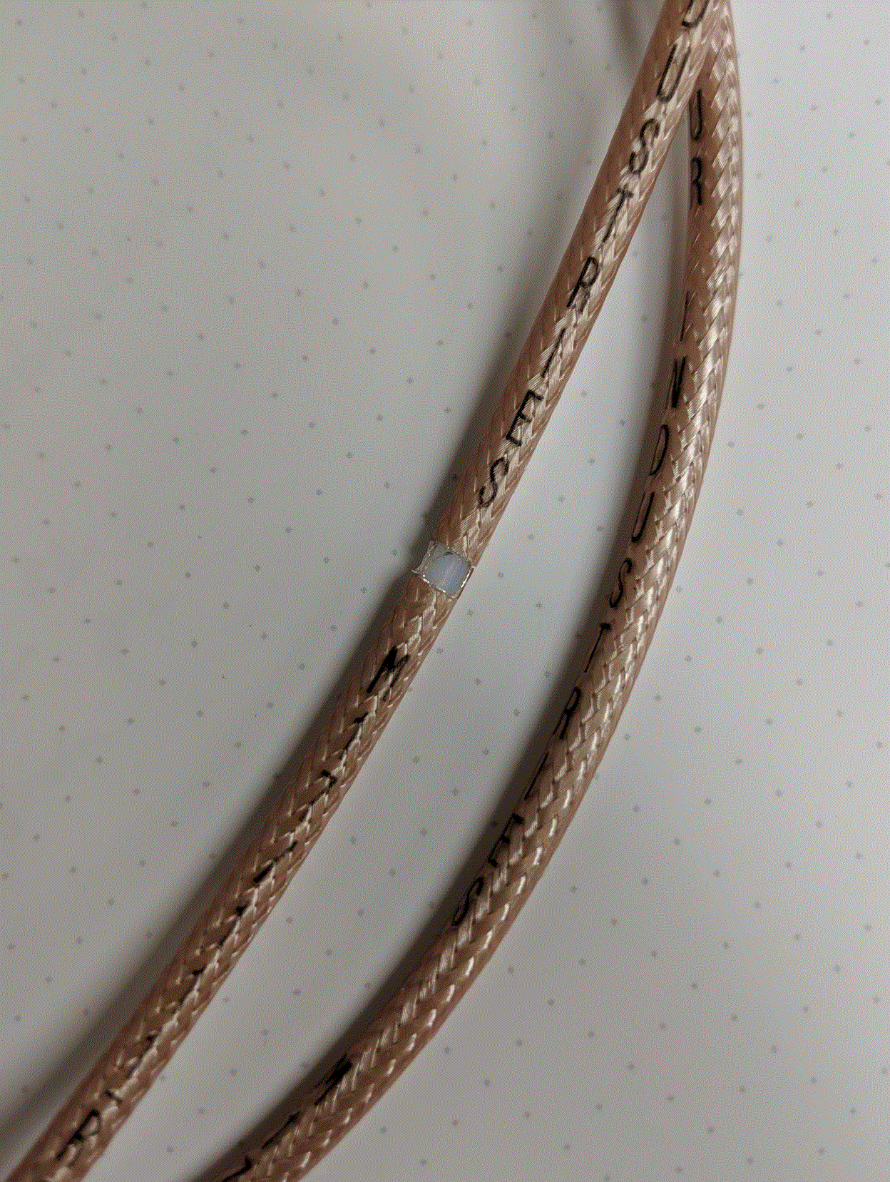 Damaged Coax Cable